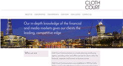 Desktop Screenshot of clothcourt.com